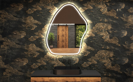 Irregular Mirror LED Lighted decorative design G223