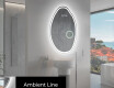Irregular Mirror LED Lighted decorative design U222 #3