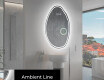 Irregular Mirror LED Lighted decorative design U223 #3