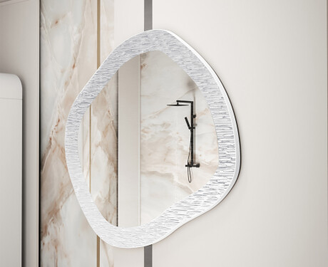 Custom-sized mirror in a stylish metal frame L291 #4