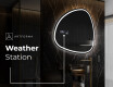 Irregular Mirror LED Lighted decorative design J223 #6