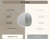 Irregular Mirror LED Lighted decorative design 54x54cm with cool LED color 7000K, warm color 3000K, or neutral color 4500K #6