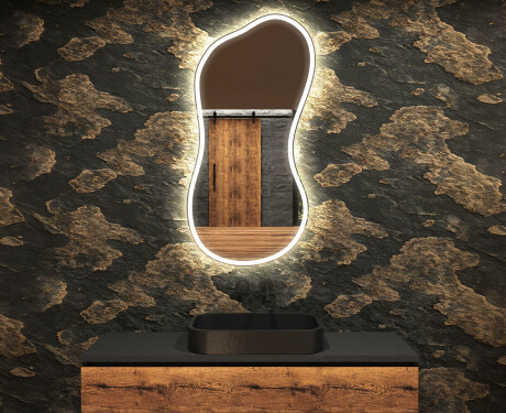 Irregular Mirror LED Lighted decorative design K222