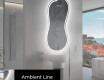 Irregular Mirror LED Lighted decorative design K222 #3