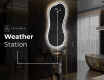 Irregular Mirror LED Lighted decorative design K222 #6