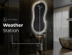 Irregular Mirror LED Lighted decorative design K223 #6