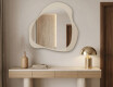 Minimalist bathroom mirror – Élya – drop shape #3