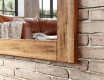 Oak wooden illuminated mirror with rectangular frame L224 #2