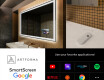 Designer Backlit LED Bathroom Mirror L01 #4