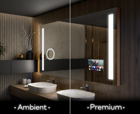 Designer Backlit LED Bathroom Mirror L02 #1