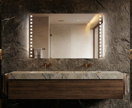 Designer Backlit LED Bathroom Mirror L03