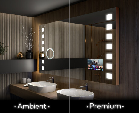 Designer Backlit LED Bathroom Mirror L03 #1