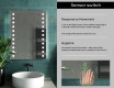 Designer Backlit LED Bathroom Mirror L06 #7