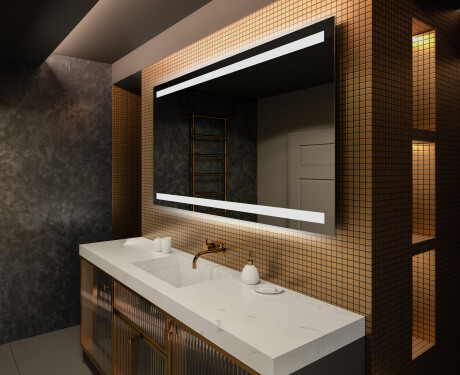 Designer Backlit LED Bathroom Mirror L09