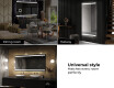 Designer Backlit LED Bathroom Mirror L09 #9