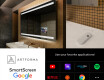 Designer Backlit LED Bathroom Mirror L09 #4