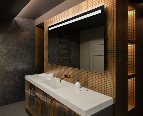 Designer Backlit LED Bathroom Mirror L12