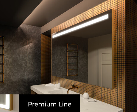 Designer Backlit LED Bathroom Mirror L12 #3