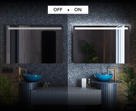 Designer Backlit LED Bathroom Mirror L12 #3
