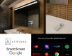 Designer Backlit LED Bathroom Mirror L12 #4