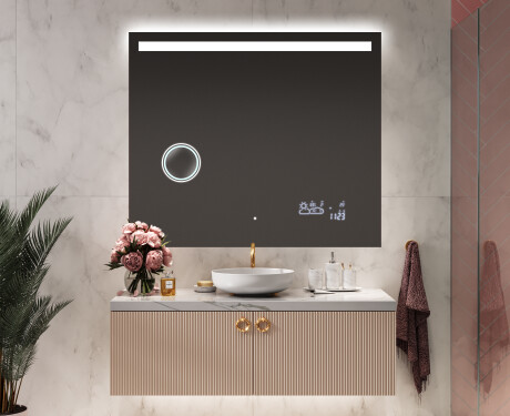 Designer Backlit LED Bathroom Mirror L12 #9