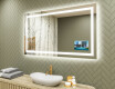 Designer Backlit LED Bathroom Mirror L15 120x80cm - SmartScreen, DualColor