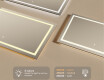 Designer Backlit LED Bathroom Mirror L15 120x80cm - SmartScreen, DualColor #5