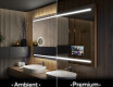 Designer Backlit LED Bathroom Mirror L23 #1
