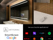 Designer Backlit LED Bathroom Mirror L23 #4