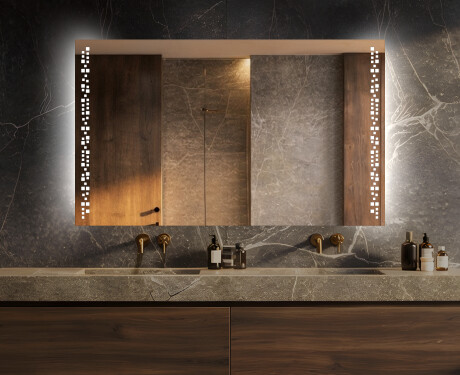 Designer Backlit LED Bathroom Mirror L38