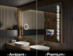 Designer Backlit LED Bathroom Mirror L38 #1