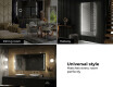 Designer Backlit LED Bathroom Mirror L38 #10