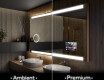 Designer Backlit LED Bathroom Mirror L47 #1