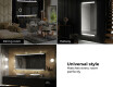 Designer Backlit LED Bathroom Mirror L47 #10
