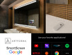 Designer Backlit LED Bathroom Mirror L47 #4