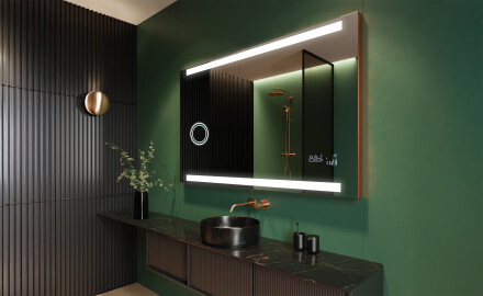 Designer Backlit LED Bathroom Mirror L47