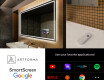 Designer Backlit LED Bathroom Mirror L49 #4