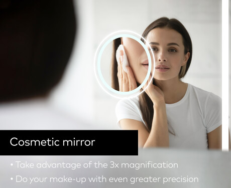 Designer Backlit LED Bathroom Mirror L49 #8