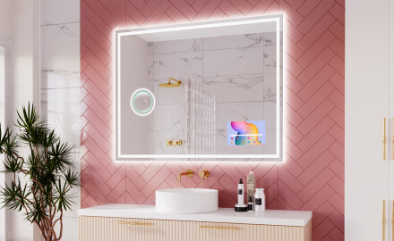 Designer Backlit LED Bathroom Mirror L49