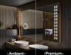 Designer Backlit LED Bathroom Mirror L55 #1
