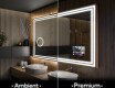 Designer Backlit LED Bathroom Mirror L57