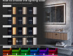 Designer Backlit LED Bathroom Mirror L58 #8