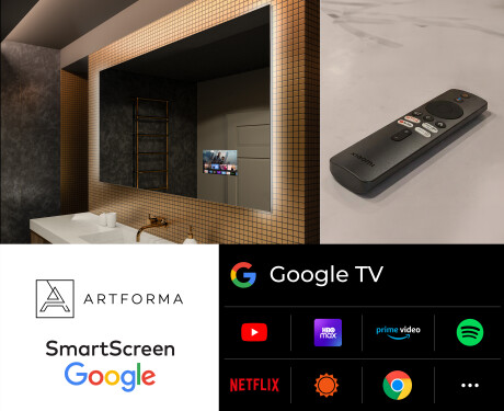 Designer Backlit LED Bathroom Mirror L62 #5