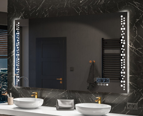 Designer Backlit LED Bathroom Mirror L65 #10