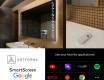 Designer Backlit LED Bathroom Mirror L65 #4