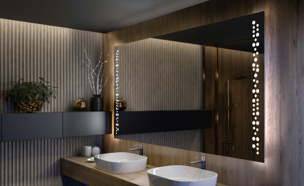 Designer Backlit LED Bathroom Mirror L65