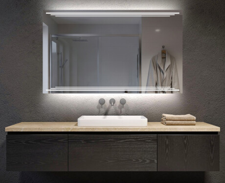 Designer Backlit LED Bathroom Mirror L75