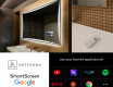 Designer Backlit LED Bathroom Mirror L77 #4