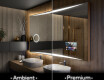 Designer Backlit LED Bathroom Mirror L78 #1