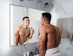 Battery Operated LED Illuminated Mirror L02 #6